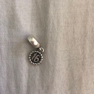 Sweet 16 pandora charm